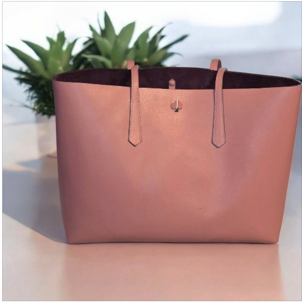 Kate Spade Molly Hearts Large Tote w/ Matching Pouchette, Like New, No Callouts - Picture 2 of 5